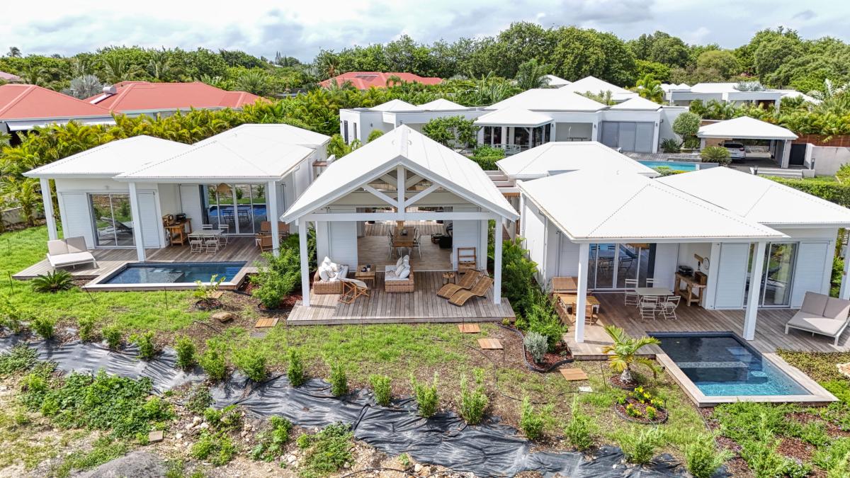 4.Location villa piscine vue mer St François Guadeloupe_Complexe 2 villas